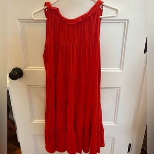 PINCH Red A-line dress